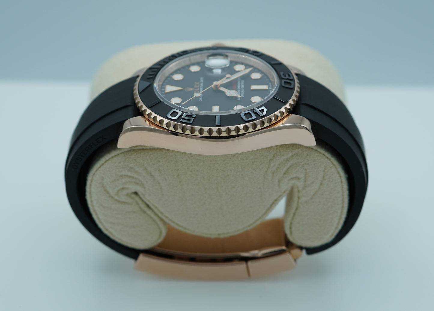 Rolex 126655 Yacht-Master Vàng Everose Oysterflex 40mm 2022
