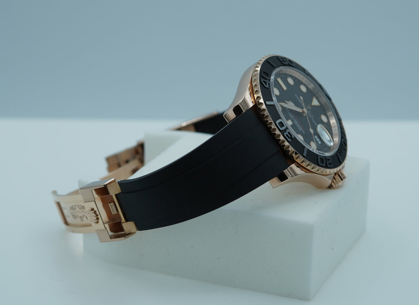 Rolex 126655 Yacht-Master Vàng Everose Oysterflex 40mm 2022