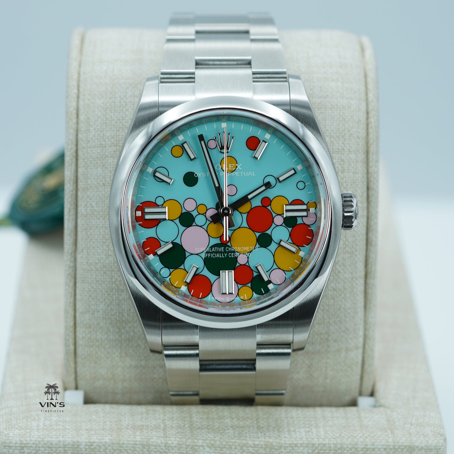 Rolex 126000 Oyster Perpetual 36mm Mặt Số Xanh Ngọc Celebration 2024