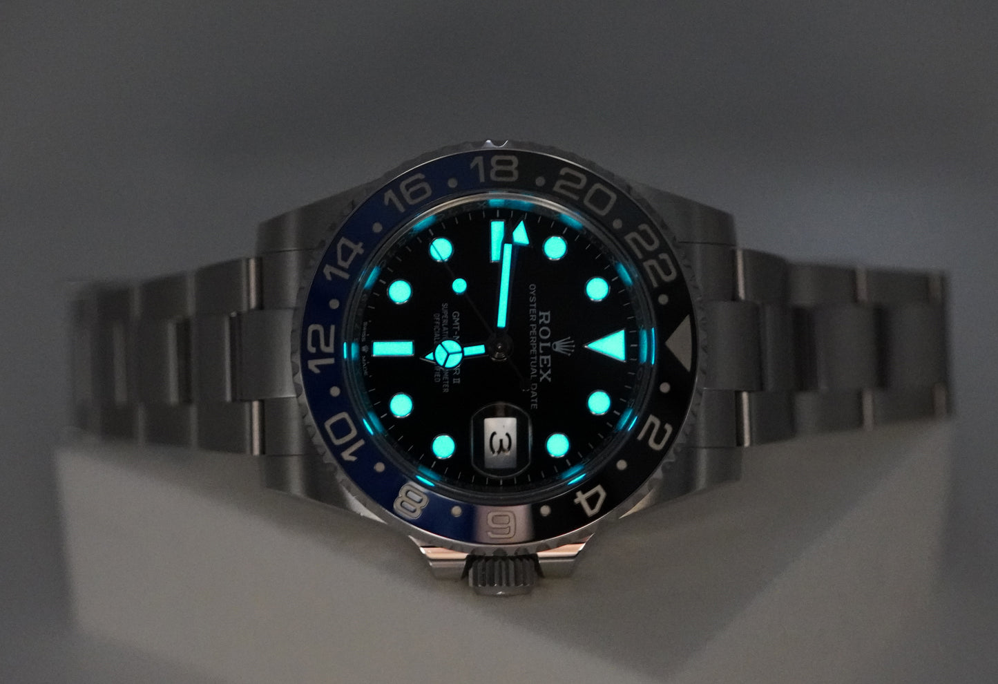 Rolex 126710BLNR GMT Master 2 Viền Đen Xanh Mẫu Mới 2022