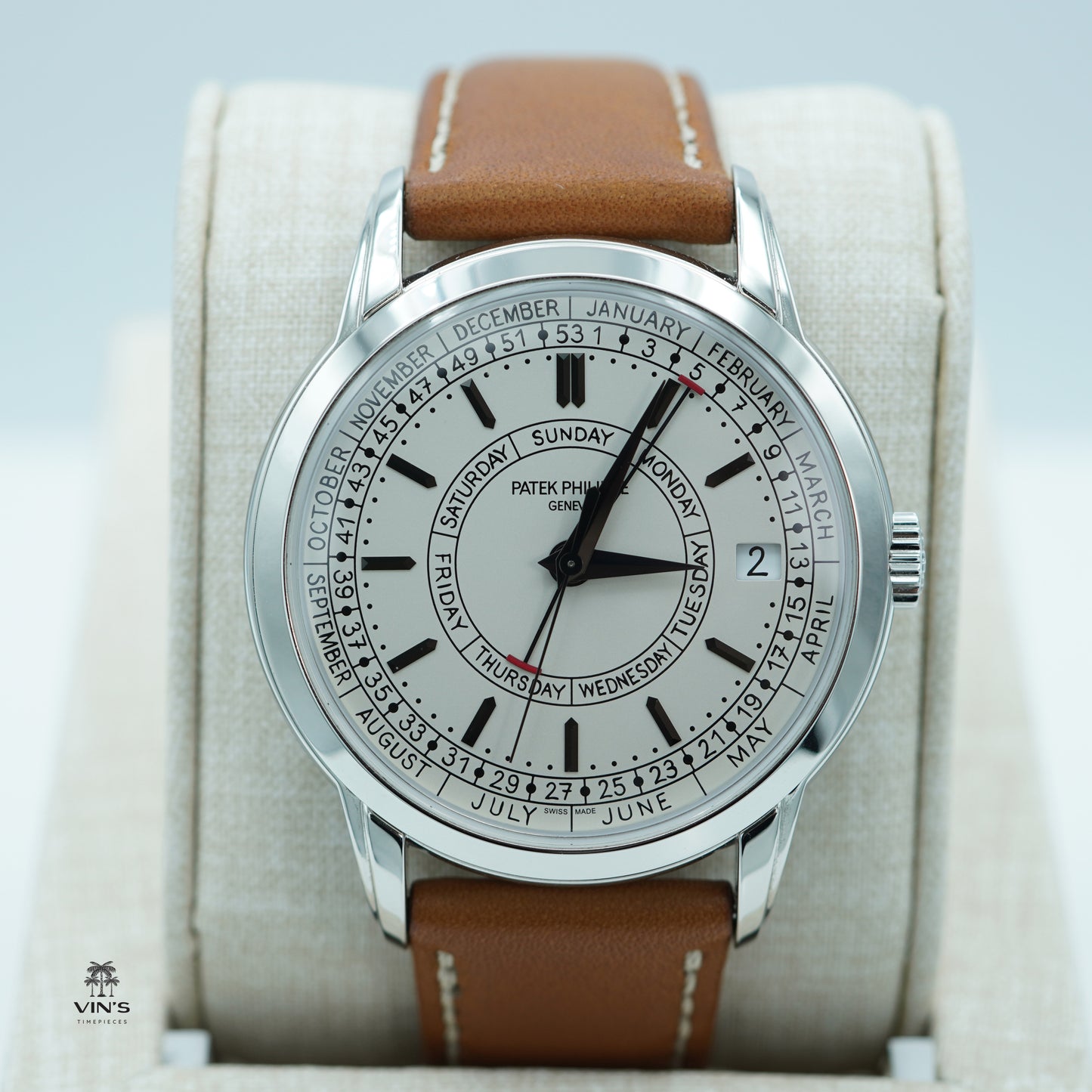 Patek Philippe 5212A Calatrava Weekly Calendar Thép Không Gỉ 2022