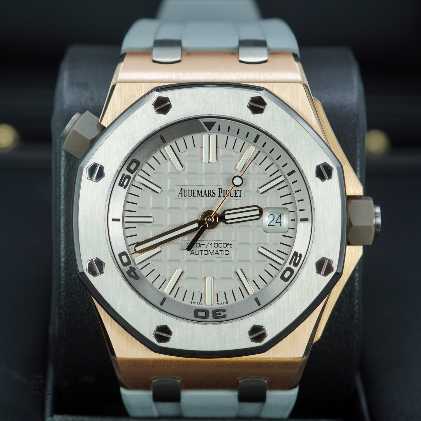Audemars Piguet Royal Oak Offshore Diver 15711 Vàng Hồng Japan Giới Hạn 500 Chiếc