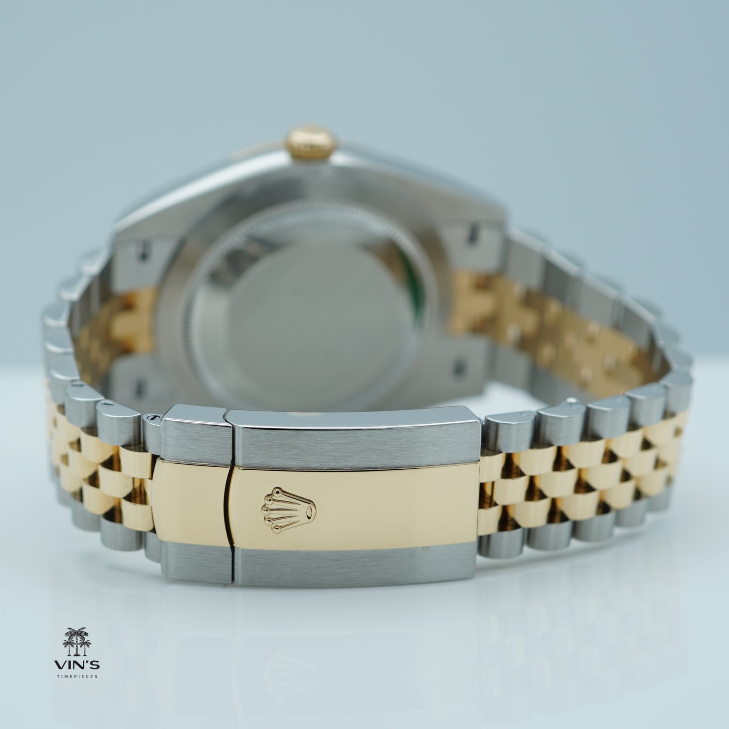 Rolex 126333 Datejust 41 Yellow Gold Steel Silver Dial Jubilee 2021