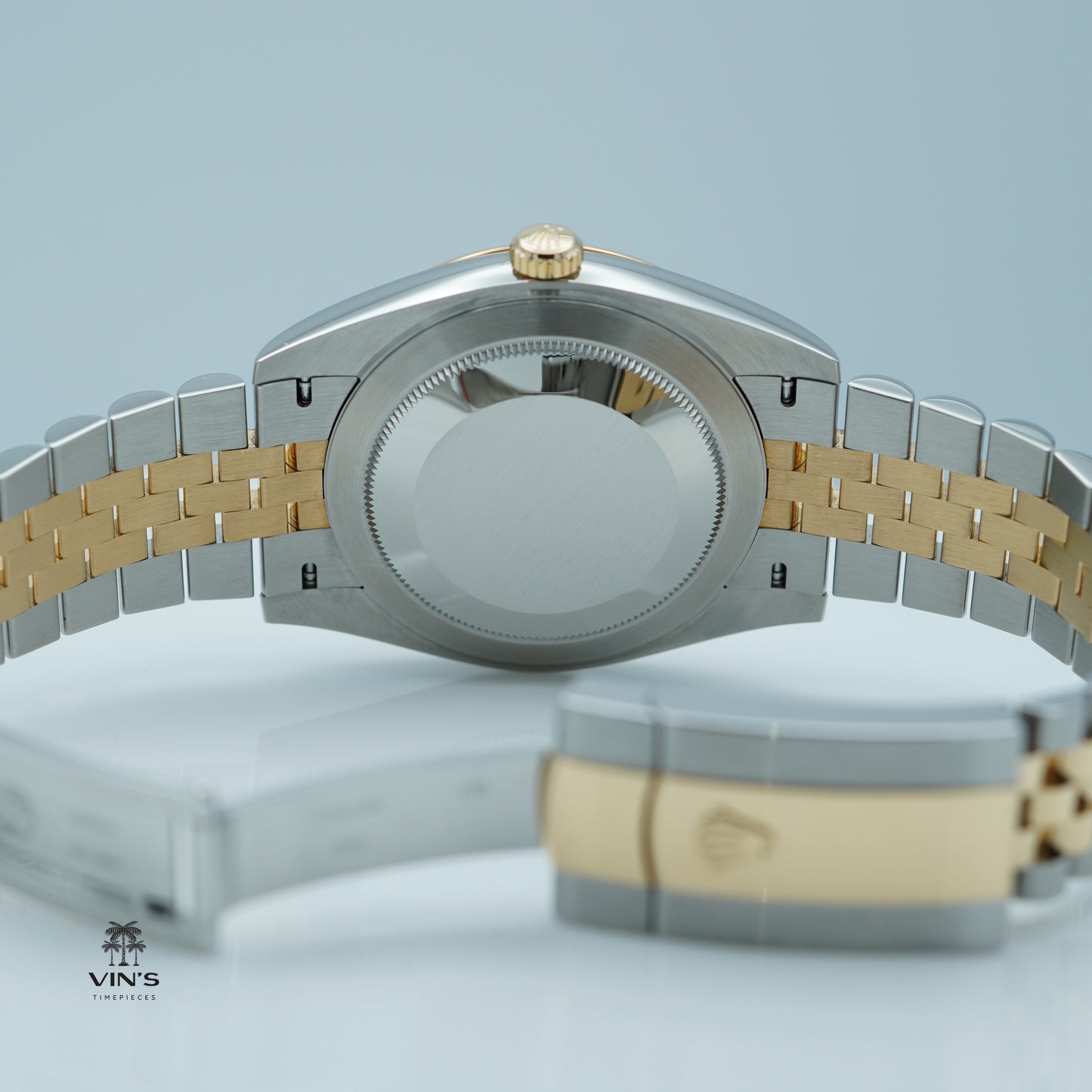 Rolex 126333 Datejust 41 Yellow Gold Steel Silver Dial Jubilee 2021