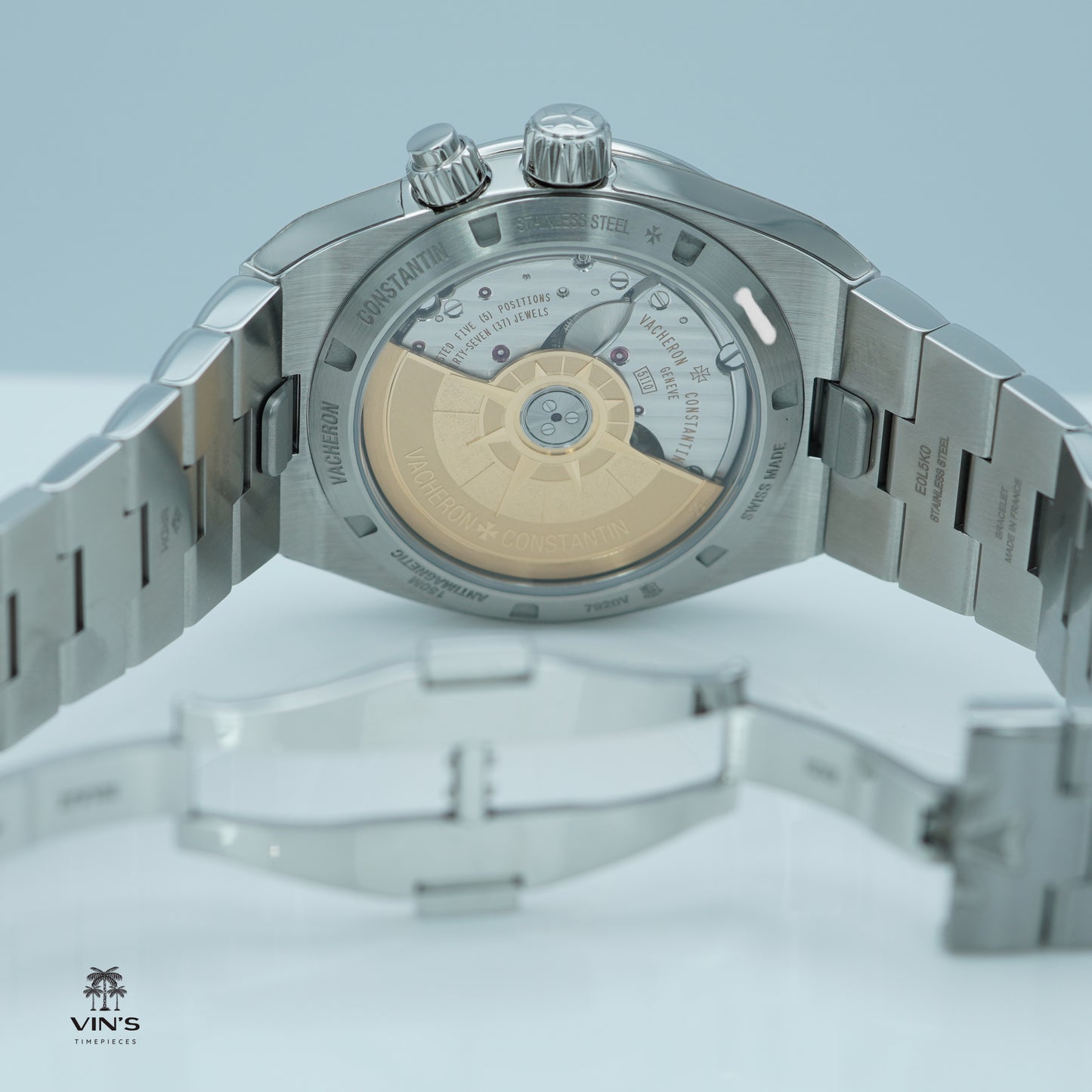 Vacheron Constantin Overseas Dual Time 7920V Mặt Số Xanh - Mẫu Mới