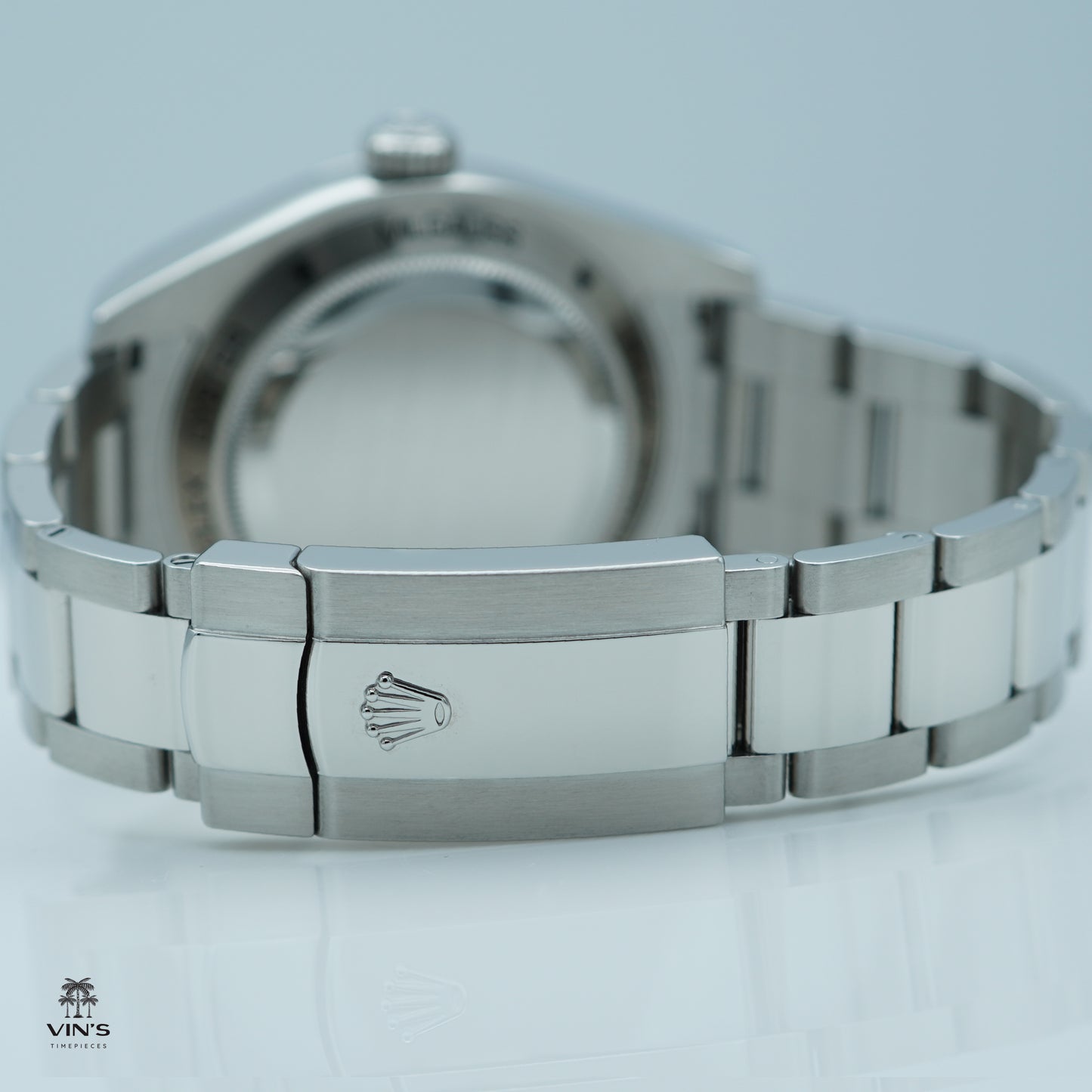 Rolex 116400GV Milgauss Green Crystal Z Blue Dial 2019