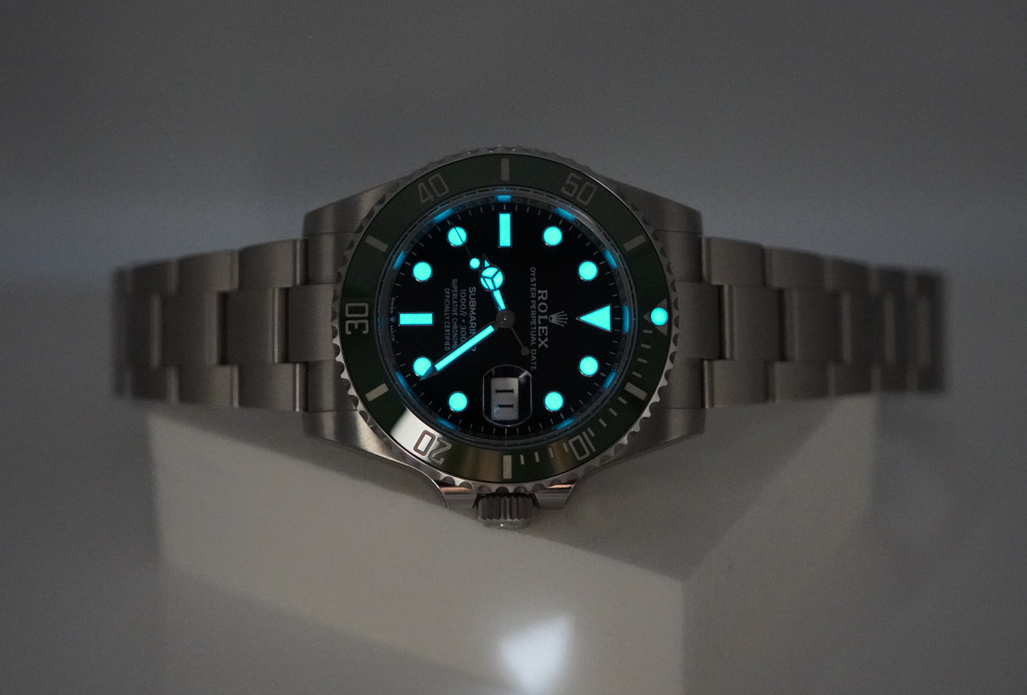 Rolex 126610LV Submariner 41mm Viền Xanh MK2 Mặt Số Đen 2024