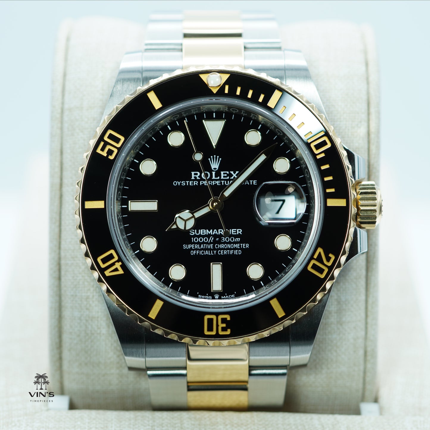 Rolex 126613LN Submariner Vàng Vàng 18K Thép Mặt Số Đen 2023