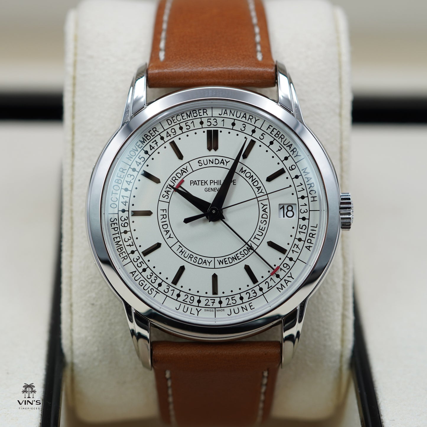 Patek Philippe 5212A Thép Calatrava Lịch Tuần 2022