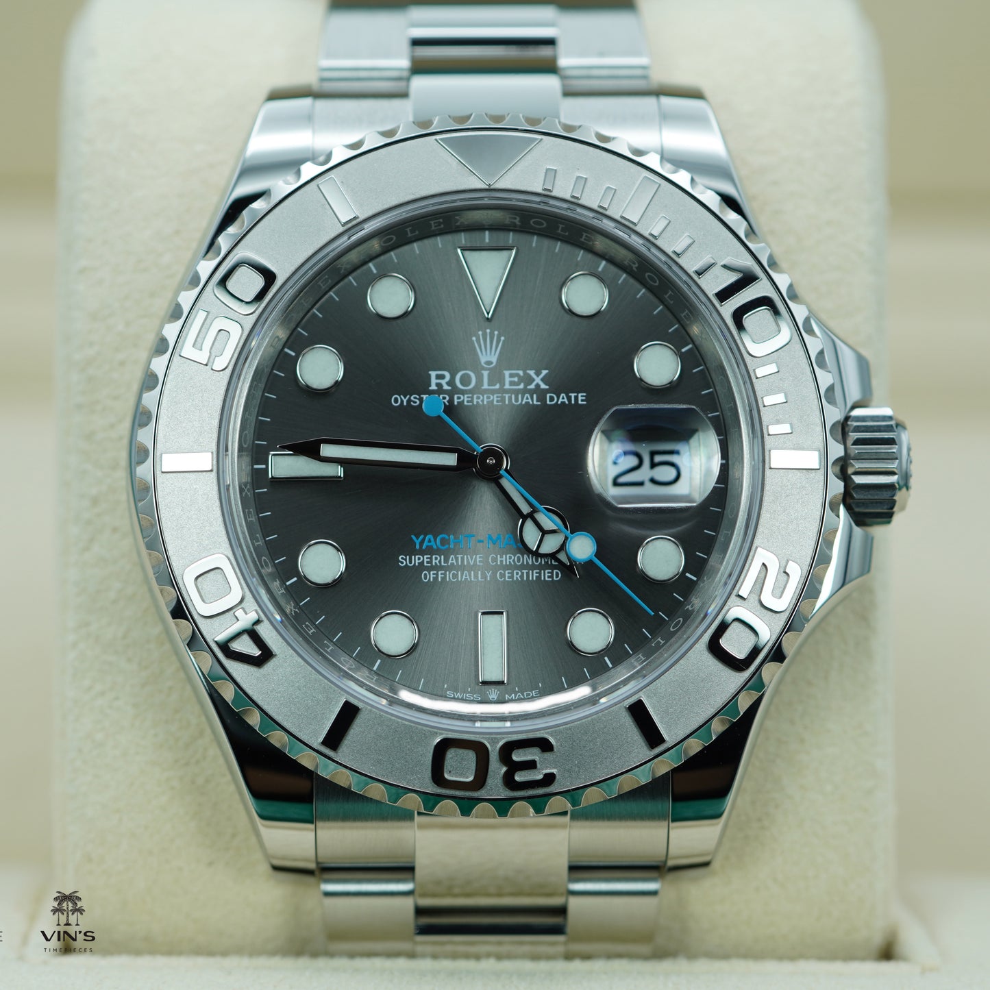 Rolex 126622 Yachtmaster Platinum Bezel Slate Dial 40mm 2022