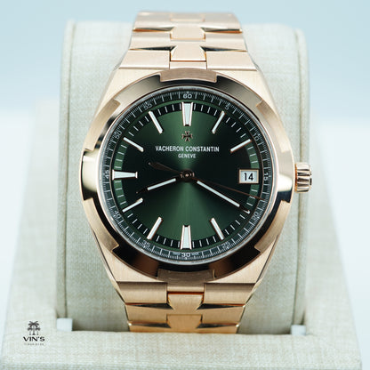 Vacheron Constantin Overseas 4520V Vàng Hồng Mặt Số Xanh Lá 2024