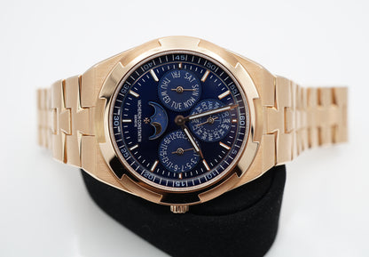Vacheron Constantin Overseas Perpetual Calendar 4300V Vàng Hồng Mặt Số Xanh