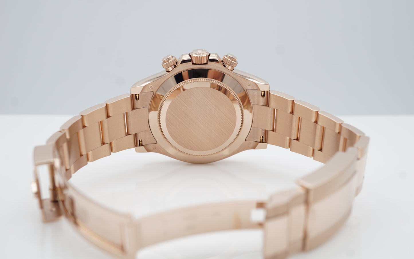 Rolex 116505 Cosmograph Daytona Vàng Hồng 18K Mặt Số Đen Đính Kim Cương 2023