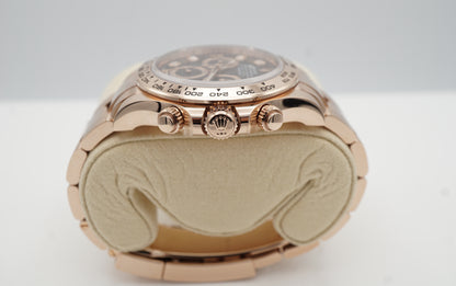 Rolex 116505 Cosmograph Daytona Vàng Hồng 18K Mặt Số Đen Đính Kim Cương 2023