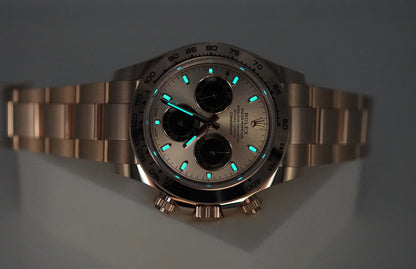 Rolex 116505 Daytona Vàng Hồng 18K Mặt Số Sundust 2023