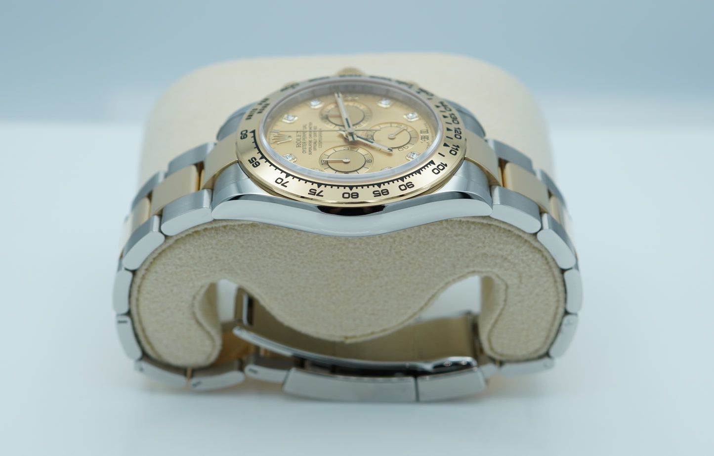 Rolex 116503 Daytona Two Tone Vàng 18K Mặt Số Kim Cương Màu Champagne 2023