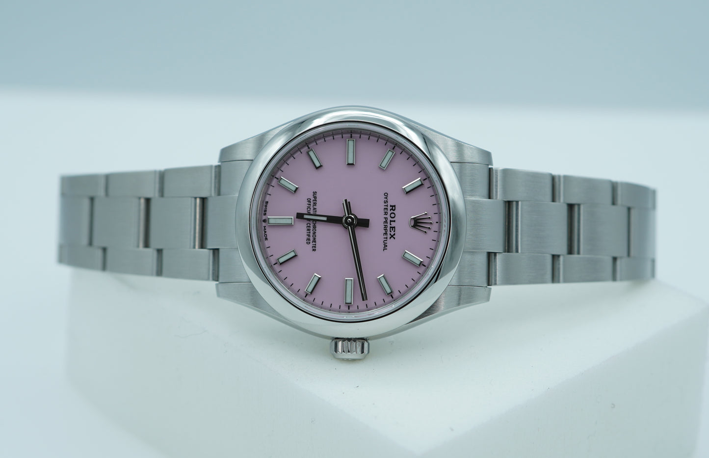 Rolex 277200 Oyster Perpetual 31mm Mặt Số Hồng Candy 2022