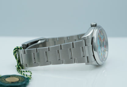 Rolex 126000 Oyster Perpetual 36mm Mặt Số Xanh Ngọc Celebration 2024
