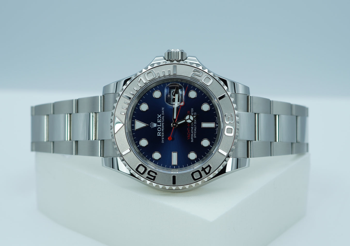 Rolex 126622 Yacht-Master Viền Platinum Mặt Số Xanh 40mm 2024