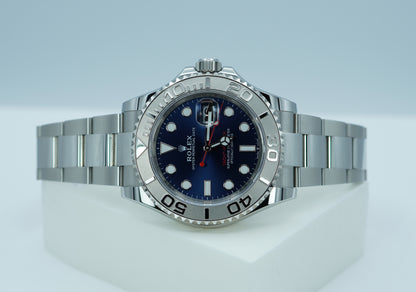 Rolex 126622 Yacht-Master Viền Platinum Mặt Số Xanh 40mm 2024