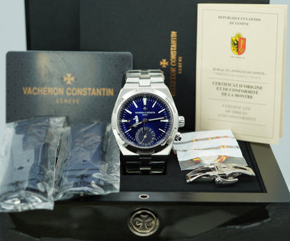 Vacheron Constantin Overseas Dual Time 7900V Mặt Số Xanh 2021