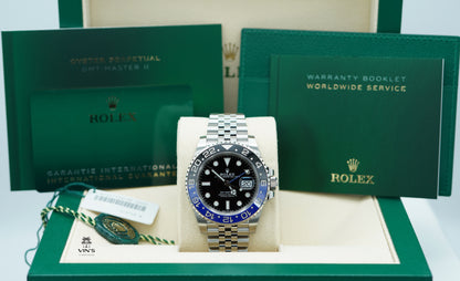 Rolex 126710BLNR GMT Master 2 Viền Đen Xanh Jubilee 2023