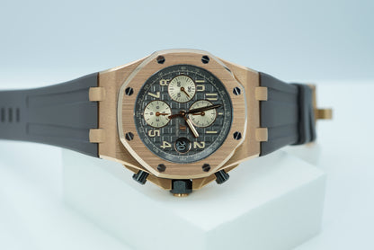 Audemars Piguet Royal Oak Offshore Vàng Hồng 18K Mặt Số Rhodium 26470OR
