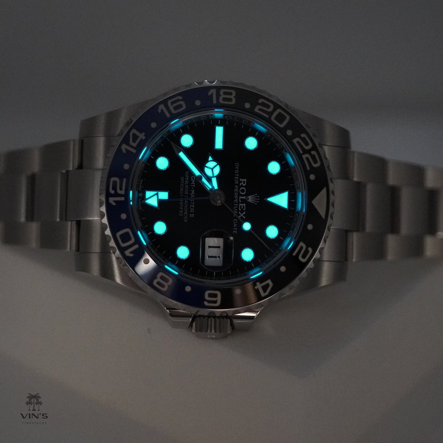 Rolex 126710BLNR GMT Master II - Vành Bezel Đen Xanh 2023