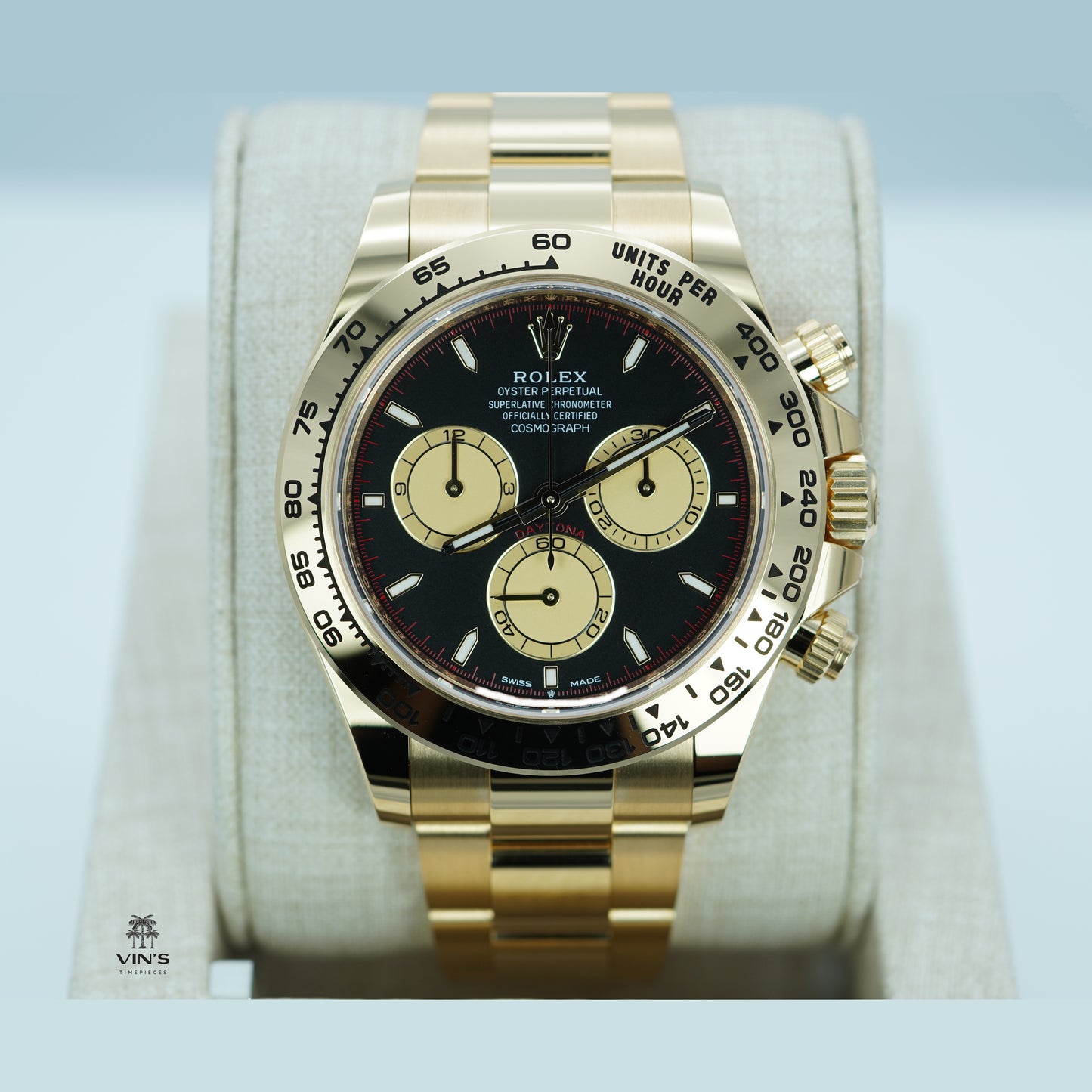 Rolex 126508 Daytona Vàng Vàng 18K Mặt Số Paul Newman Mẫu Mới 2024