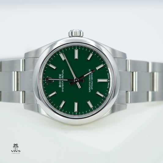 Rolex 277200 Oyster Perpetual 31mm Green Dial 2021
