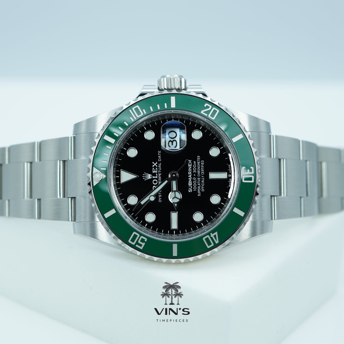 Rolex 126610LV Submariner Green MK1 Bezel Black Dial 2023