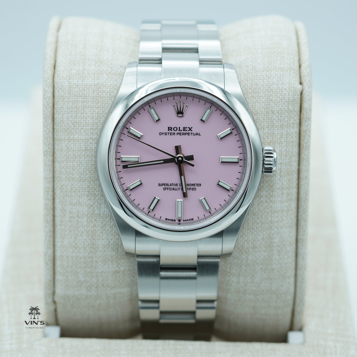 Rolex 277200 Oyster Perpetual 31mm Mặt Số Hồng Candy 2022