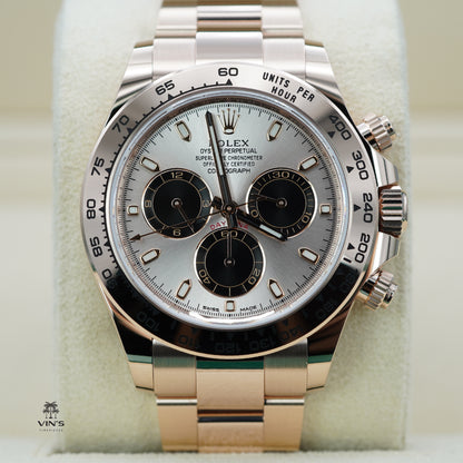Rolex 116505 Daytona Vàng Hồng 18K Mặt Số Sundust 2023