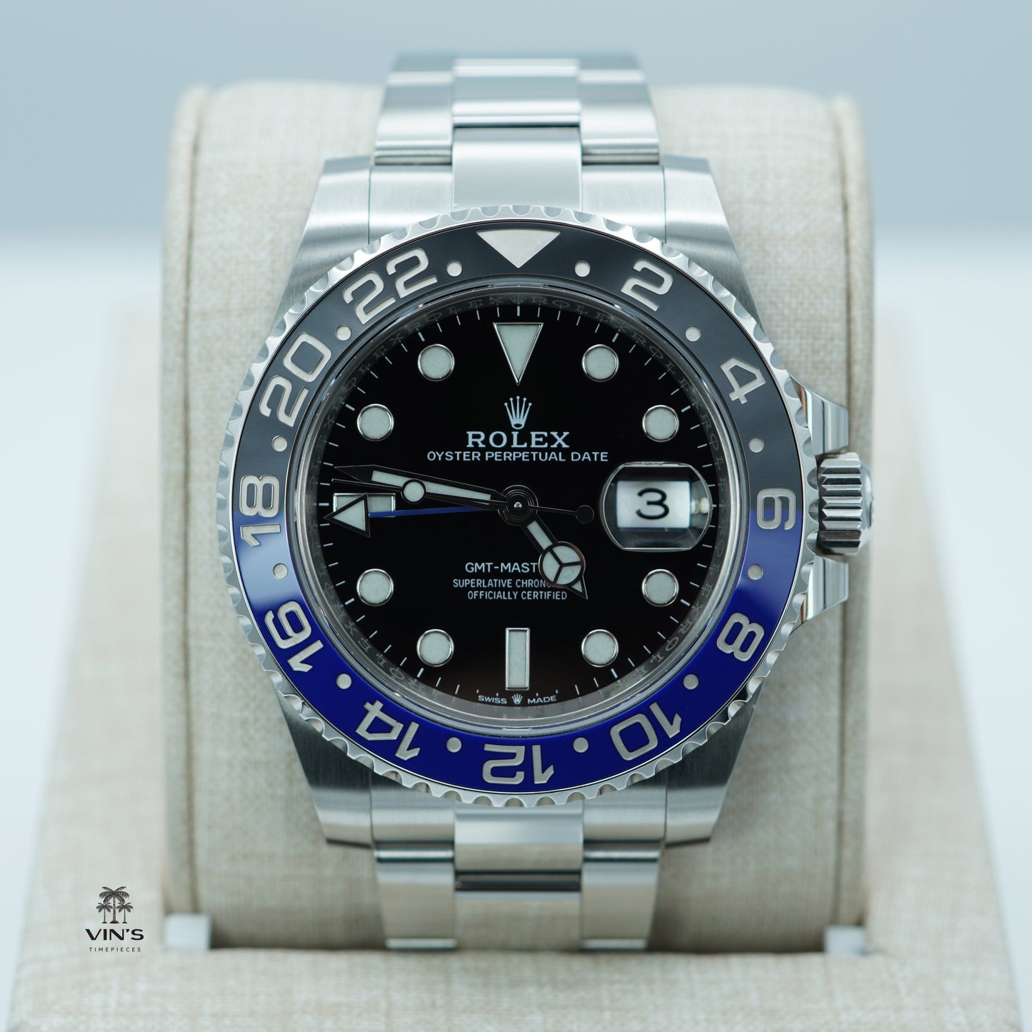 Rolex 126710BLNR GMT Master 2 Viền Đen Xanh Mẫu Mới 2022