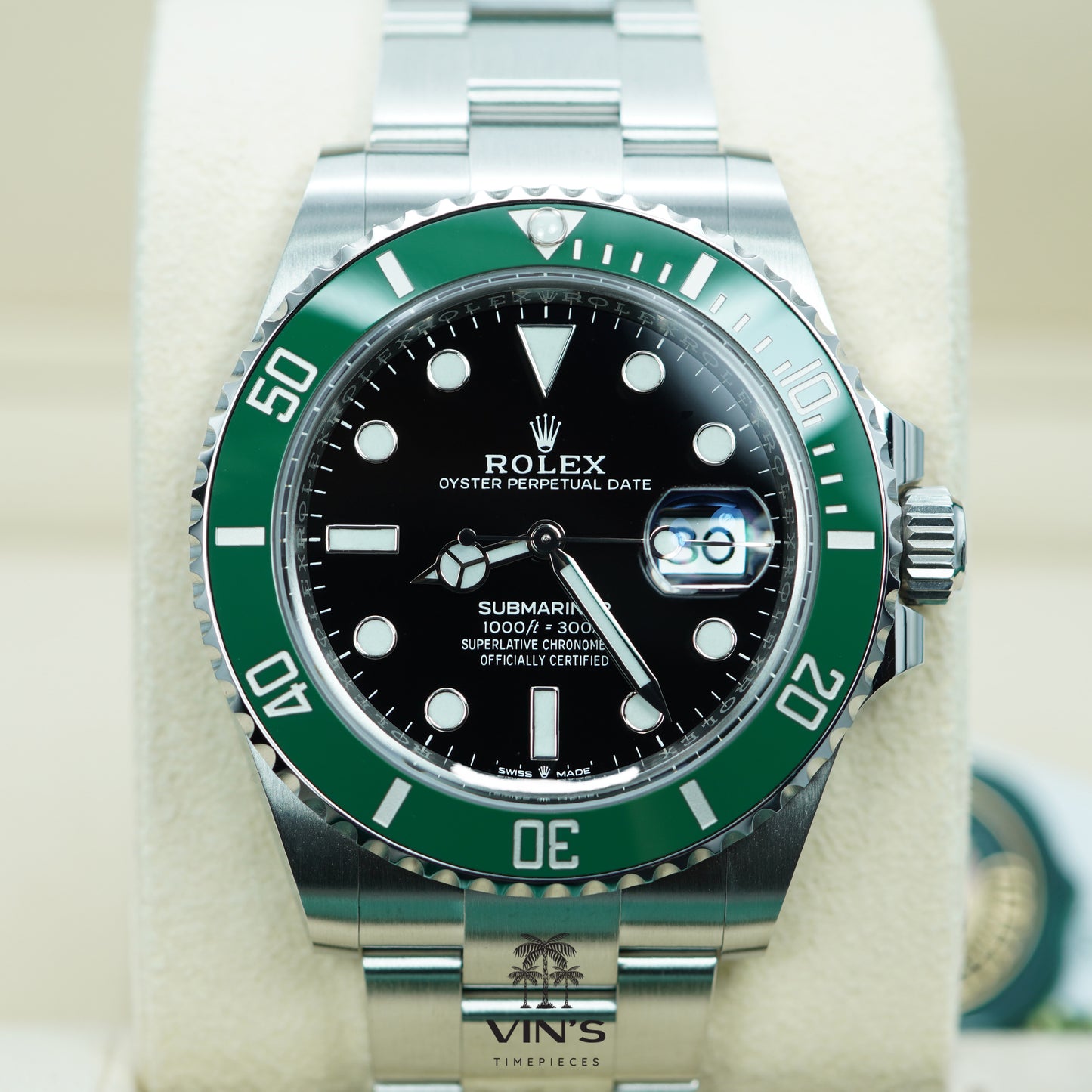 Rolex 126610LV Submariner Green MK1 Bezel Black Dial 2023