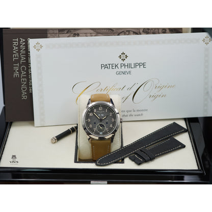 Patek Philippe 5326G Vàng Trắng Complications Annual Calendar Travel Time 2023