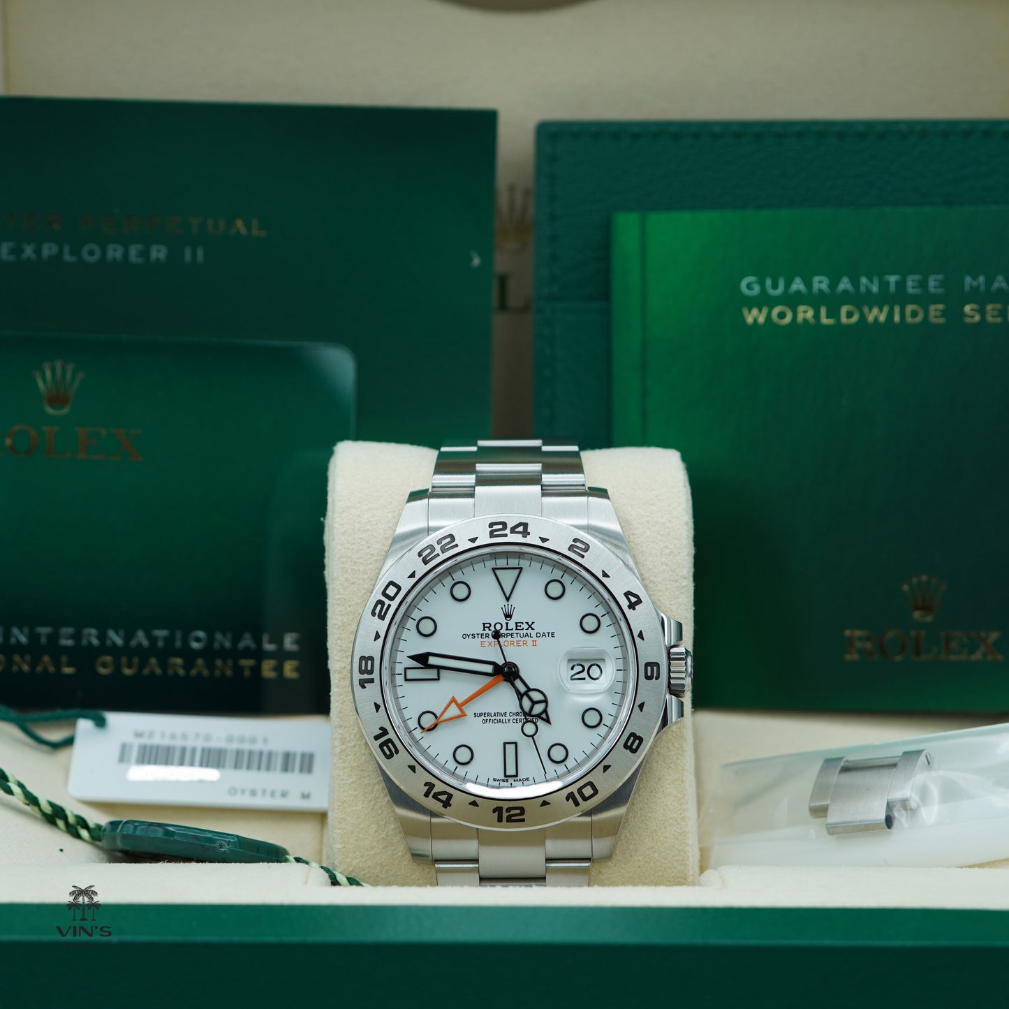 Rolex 216570 Explorer II - Mặt Số Trắng Polar 42mm 2020