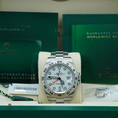 Rolex 216570 Explorer II - Mặt Số Trắng Polar 42mm 2020