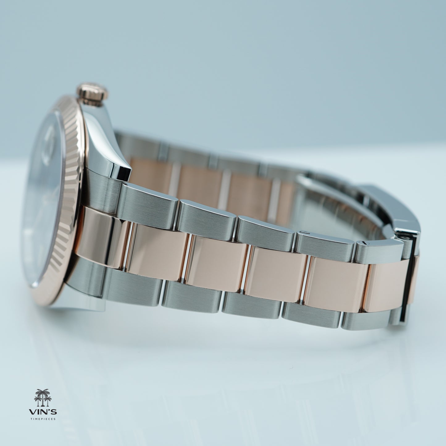 Rolex 126331 Datejust 41 Vàng Hồng 18K và Thép Mặt Số Wimbledon 2024