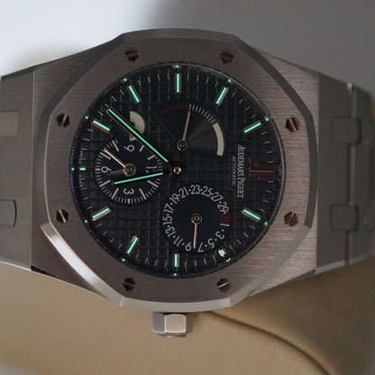 Audemars Piguet Royal Oak Dual Time 26120ST Thép Không Gỉ Mặt Số Xanh 39mm