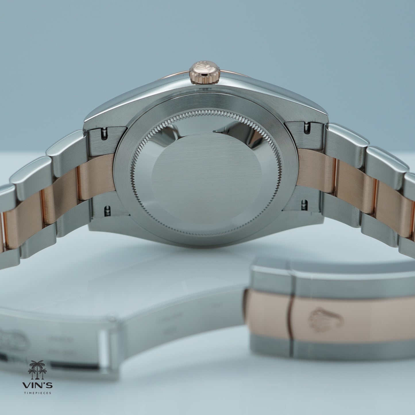 Rolex 126331 Datejust 41 Vàng Hồng 18K và Thép Mặt Số Wimbledon 2024
