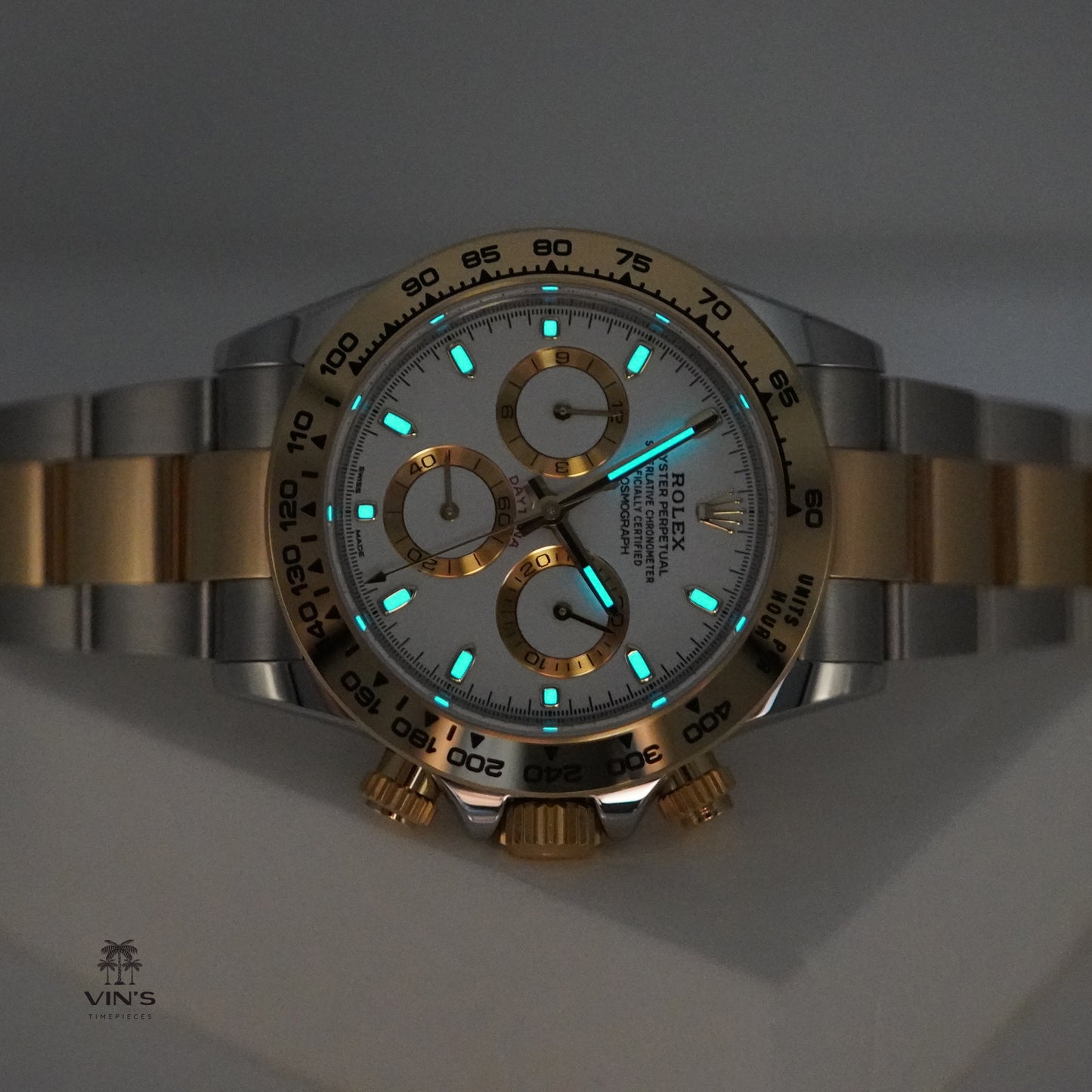Rolex 116503 Daytona Two-Tone 18K Yellow Gold & Stainless Steel | White Dial | 2022