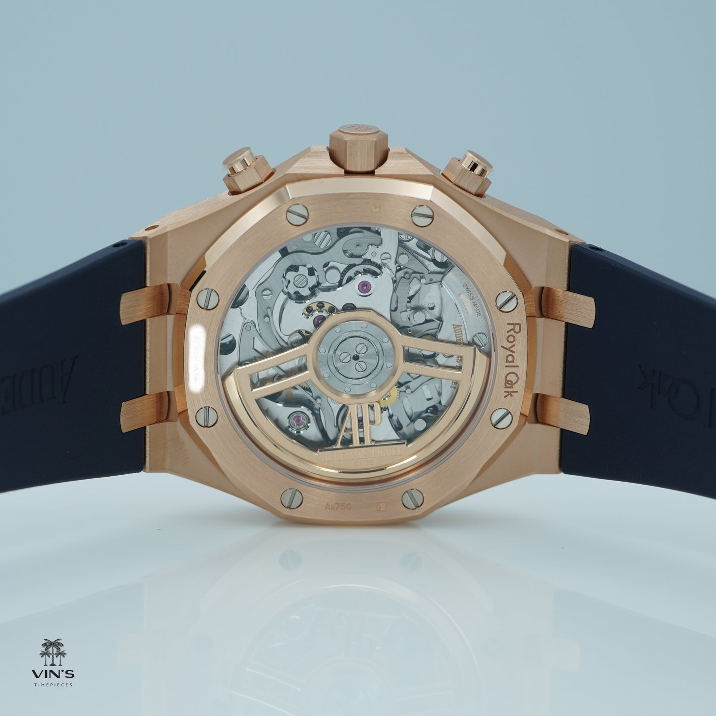 Audemars Piguet Royal Oak Chronograph 26240OR Vàng Hồng Mặt Số Xanh 2023