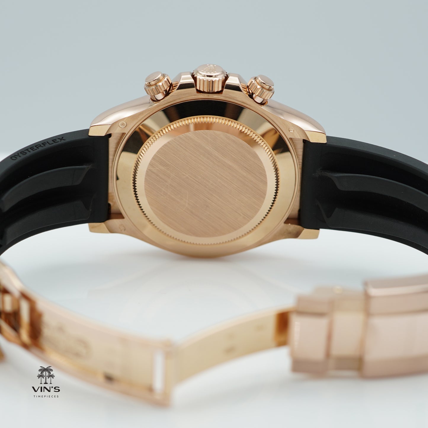Rolex 116515LN Daytona Rose Gold Chocolate Arabic Dial với Dây Đeo Oysterflex
