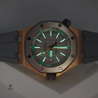 Audemars Piguet Royal Oak Offshore Diver 15711 Vàng Hồng Japan Giới Hạn 500 Chiếc