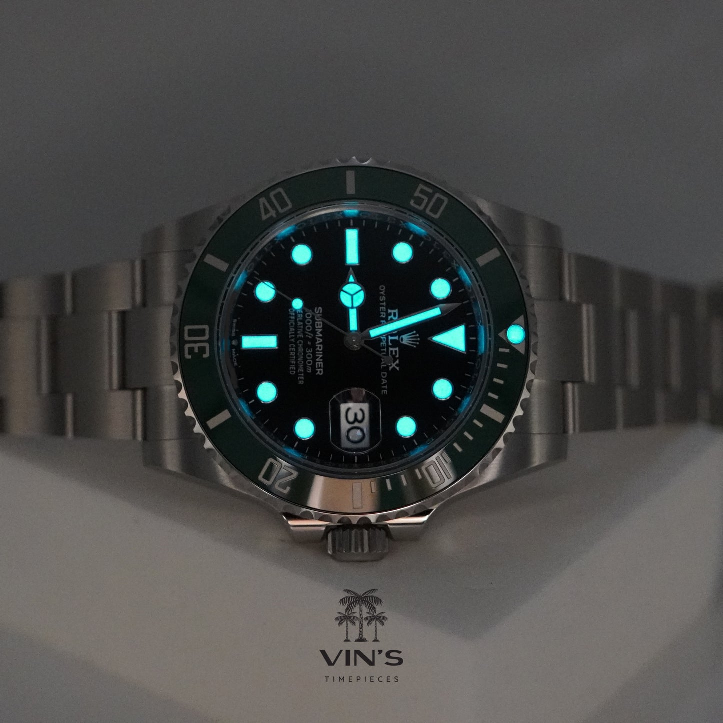 Rolex 126610LV Submariner Green MK1 Bezel Black Dial 2023