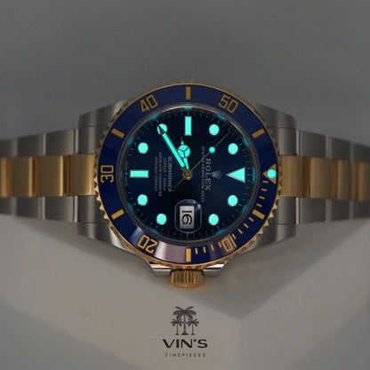 Rolex 126613LB Submariner Bluesy Yellow Gold Steel Blue Dial 2023