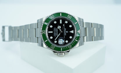 Rolex 126610LV Submariner 41mm Viền Xanh MK2 Mặt Số Đen 2024