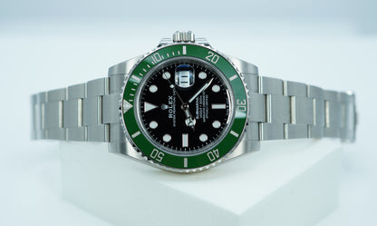Rolex 126610LV Submariner 41mm Viền Xanh MK2 Mặt Số Đen 2024