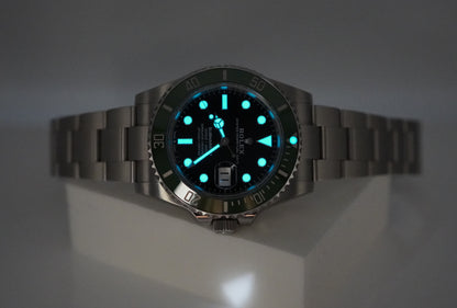 Rolex 126610LV Submariner 41mm Viền Xanh MK2 Mặt Số Đen 2024